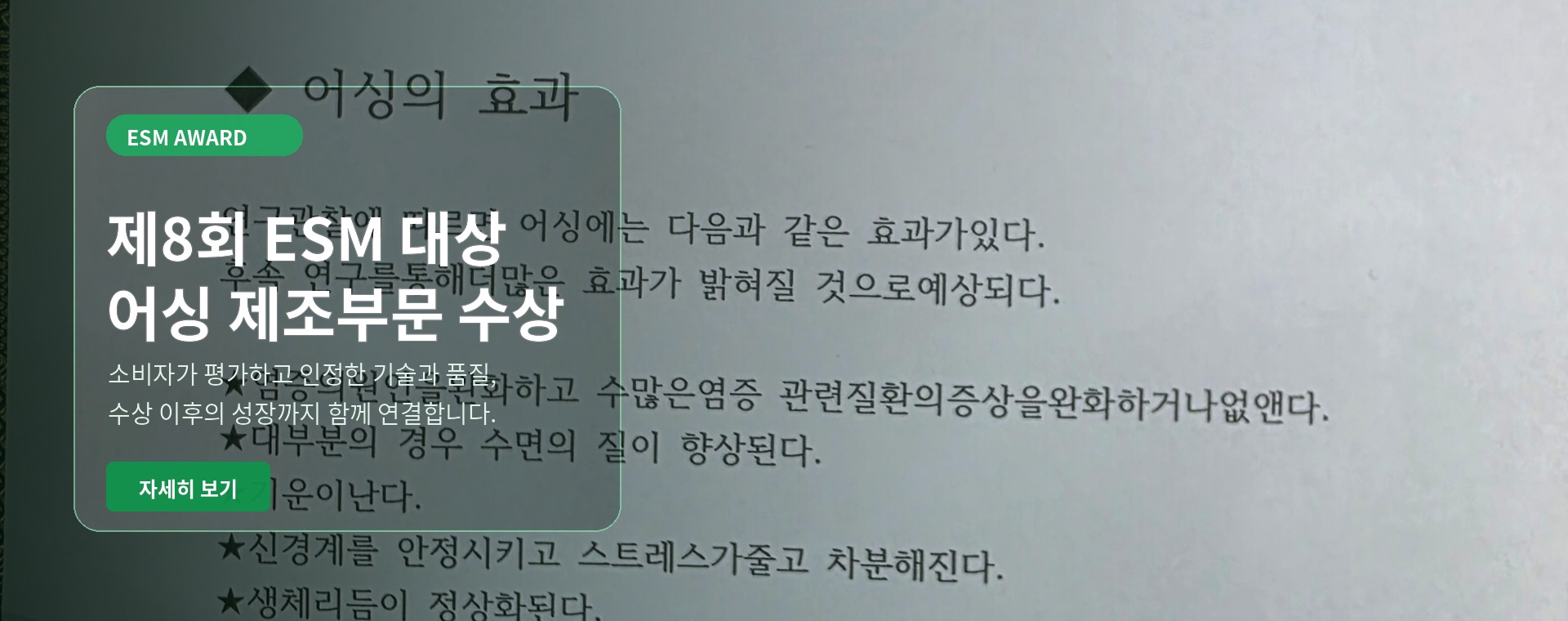 제8회 ESM 대한민국소비자평가우수대상